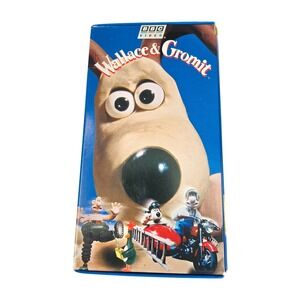 Wallace & Gromit VHS Trilogy BBC Clamshell Set Aardman Animation